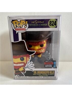 Funko Pop 824 The Simpsons Evil Groundskeeper Willie 2019 Fall Convention LE